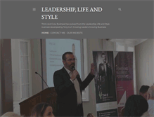 Tablet Screenshot of leadershiplifeandstyle.com